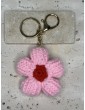 Porte-Clés Fleur Rose
