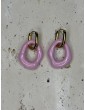 Boucles D'Oreilles Rose