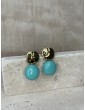 Boucles D'Oreilles Vert D’Eau