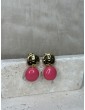Boucles D'Oreilles Fushia