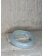 Bracelet Jonc Bleu Givré