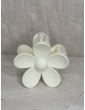 Barrette Fleur Jaune Pâle