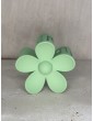 Barrette Fleur Vert Pomme