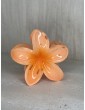 Barrette Fleur Pêche