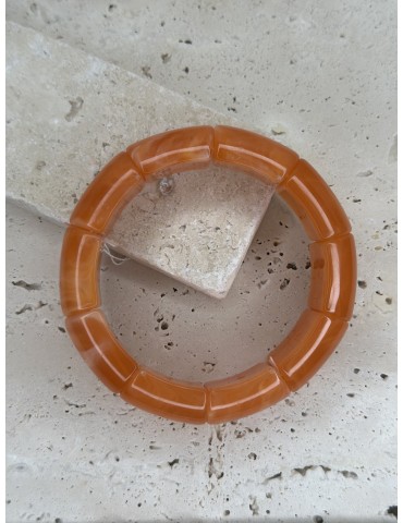 Bracelet Orange marbré