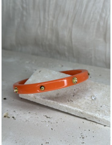Bracelet Jonc Orange