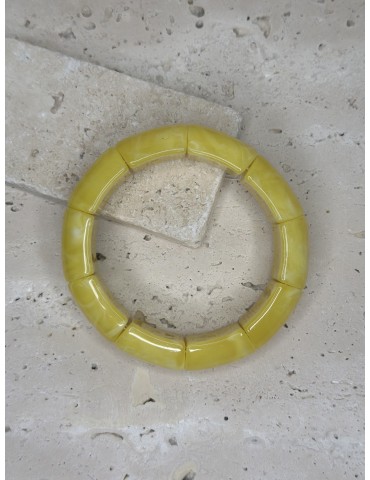 Bracelet Jaune Marbré