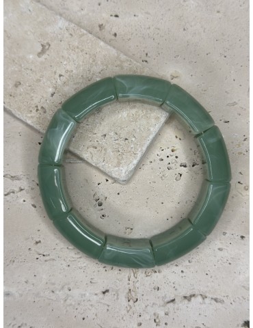 Bracelet Vert Marbré