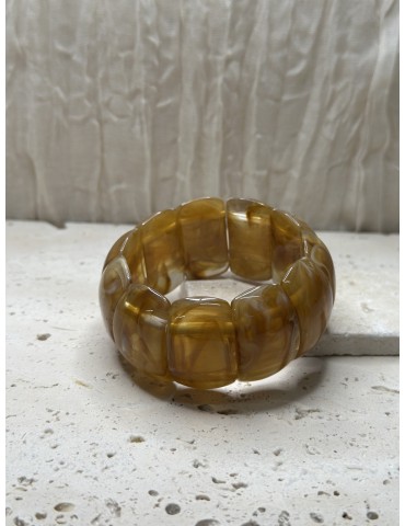 Bracelet Marron Marbré