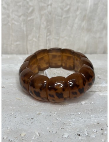 Bracelet Marron Léopard