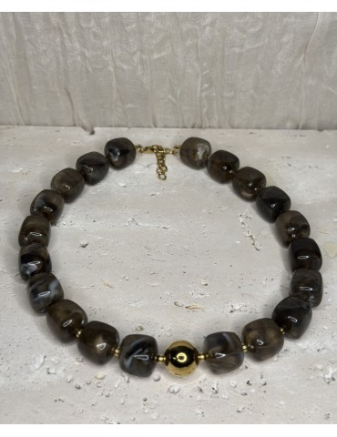 Collier Acier Inoxydable...