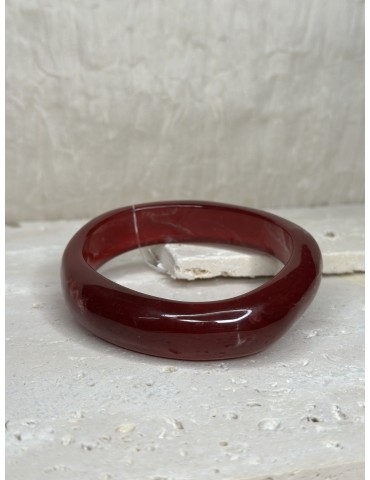 Bracelet Jonc Bordeaux
