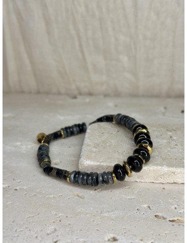 Bracelet Acier Inoxydable Noir