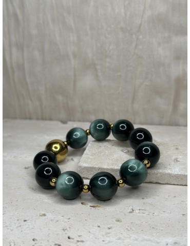 Bracelet Acier Inoxydable Vert