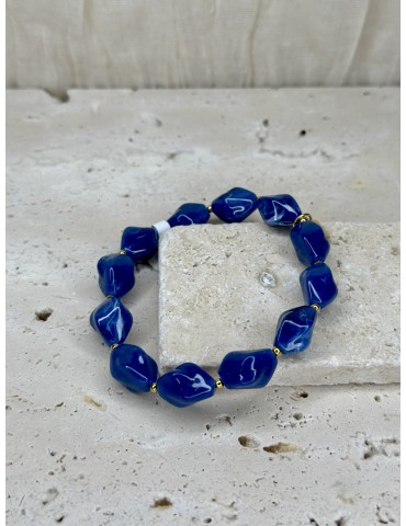 Bracelet Acier Inoxydable Bleu
