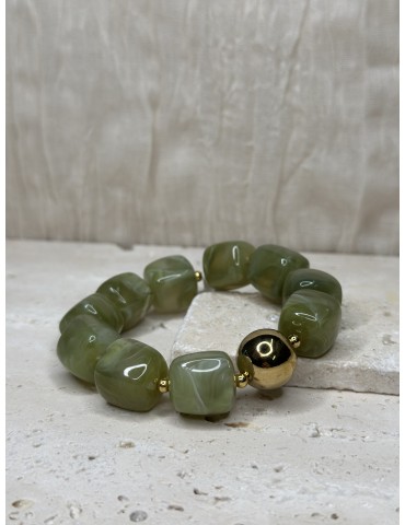 Bracelet Acier Inoxydable Vert