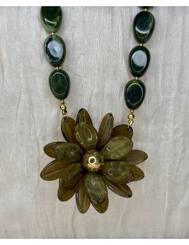 Collier Acier Inoxydable Vert