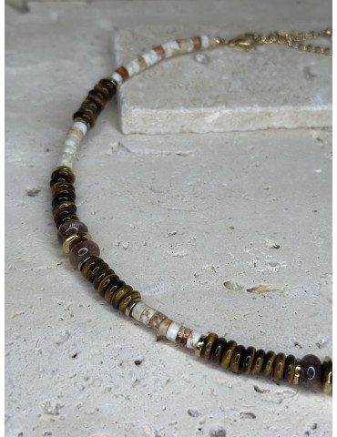 Collier Acier Inoxydable...