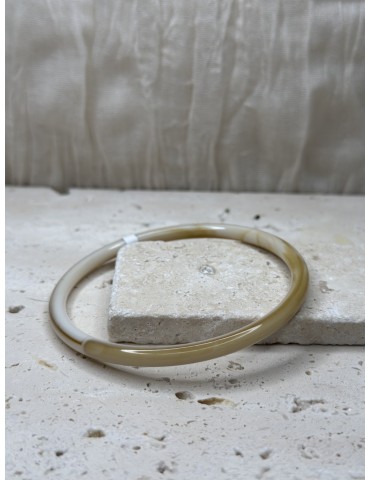 Bracelet Jonc Beige