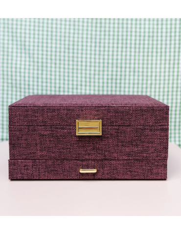 Boîte À Bijoux Denise En Lin